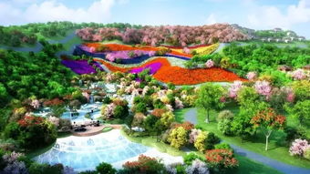 黃岡夢想花海生態(tài)園 四月繁花盛景，驚艷亮相迎客來